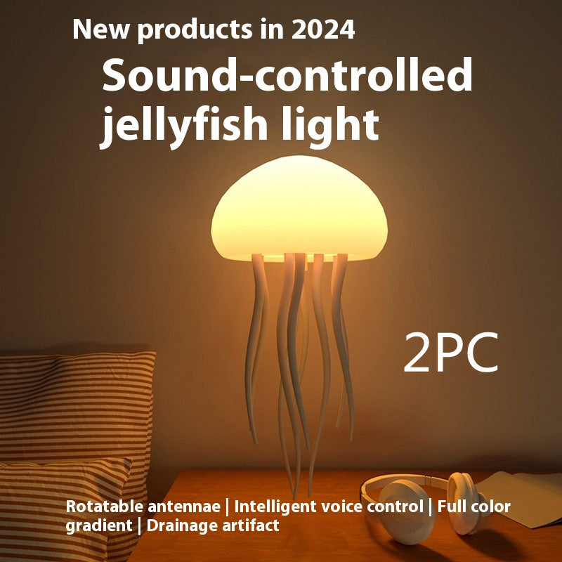 AquaBloom: Smart Jellyfish Night Lamp