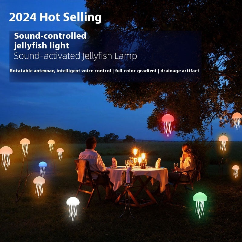 AquaBloom: Smart Jellyfish Night Lamp