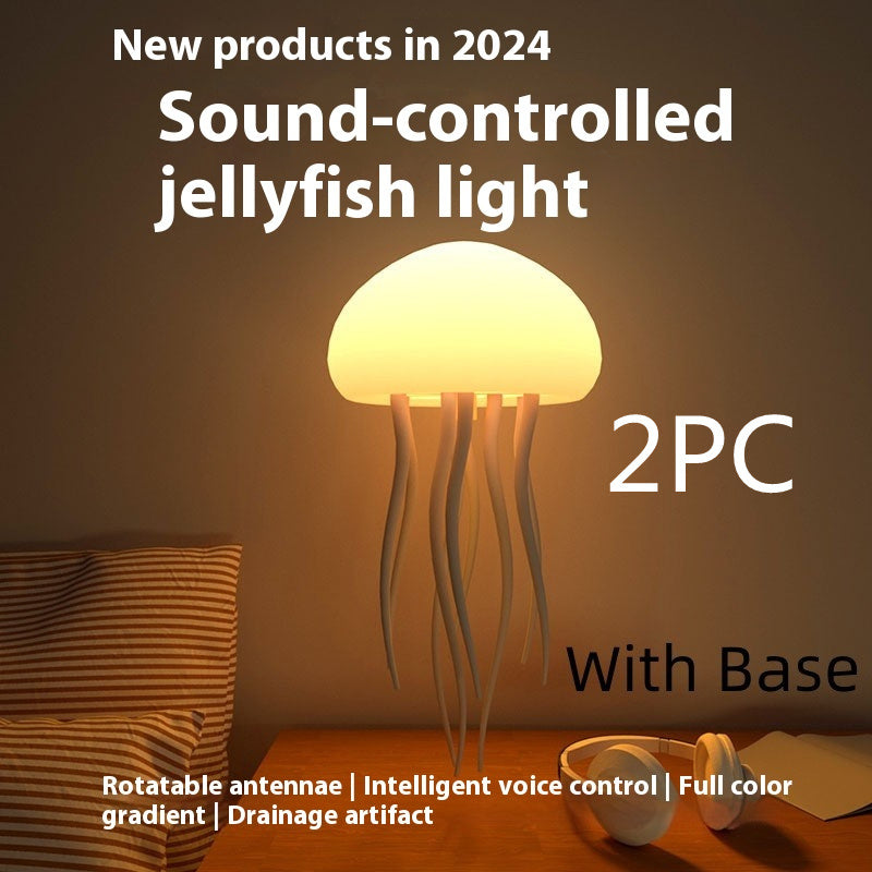 AquaBloom: Smart Jellyfish Night Lamp