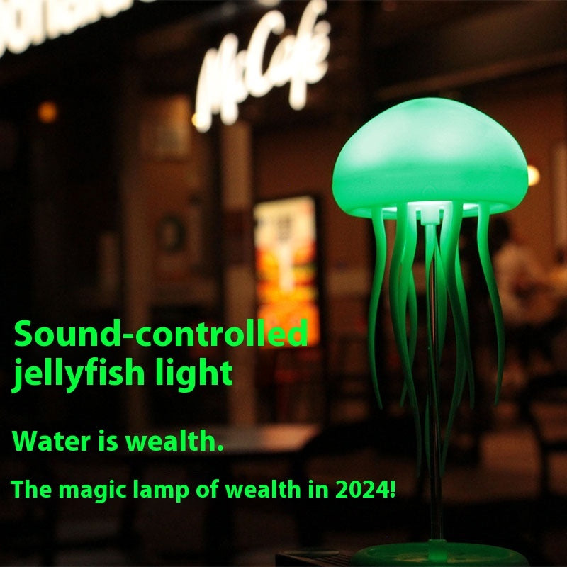 AquaBloom: Smart Jellyfish Night Lamp